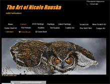 Tablet Screenshot of nicoleruuska.com